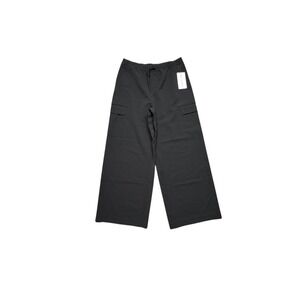 Athleta Promenade High Rise Cargo Pant Black NWT Womens Large‎ Baggy Athlesiure